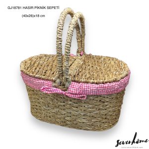 GJ18781 HASIR PİKNİK SEPETİ